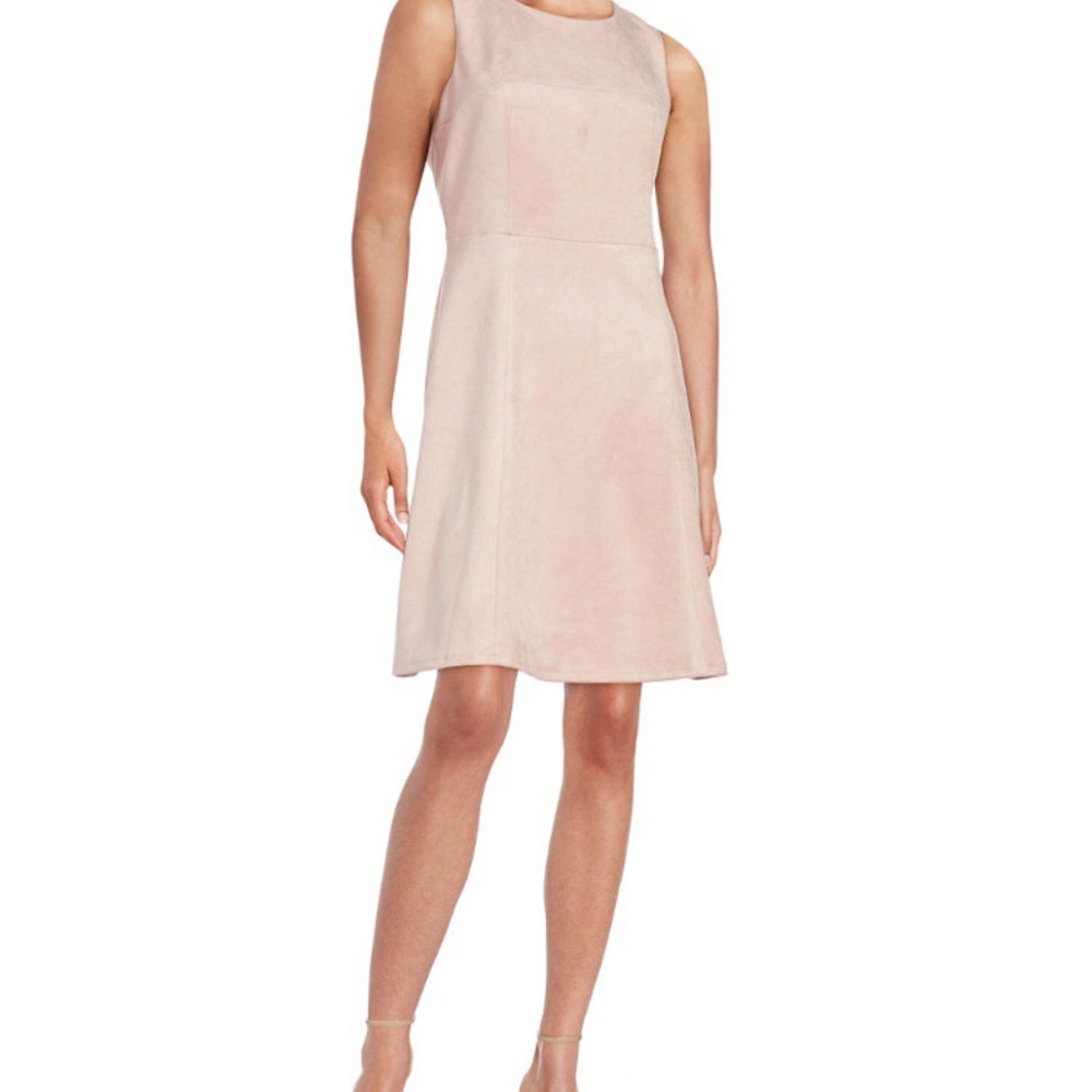 Calvin Klein Faux Suede Dress
